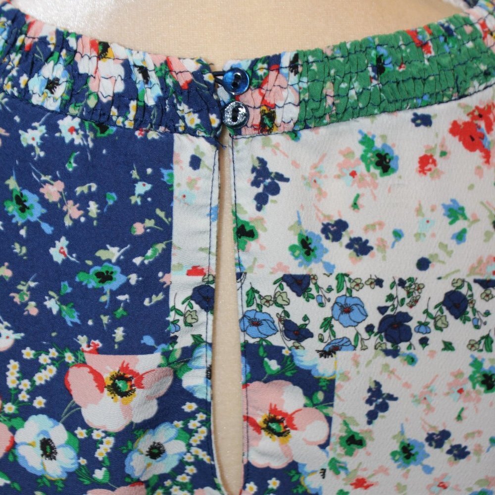 Zara Basic Collection Patchwork Cold Shoulder Sle… - image 7